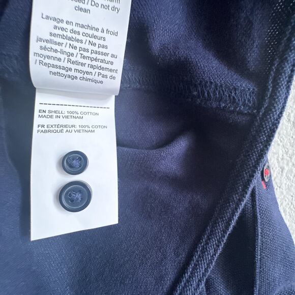 UNTUCKit Navy Mercurey Cotton Button Down Shirt Men’s XXL Regular - Picture 5 of 11